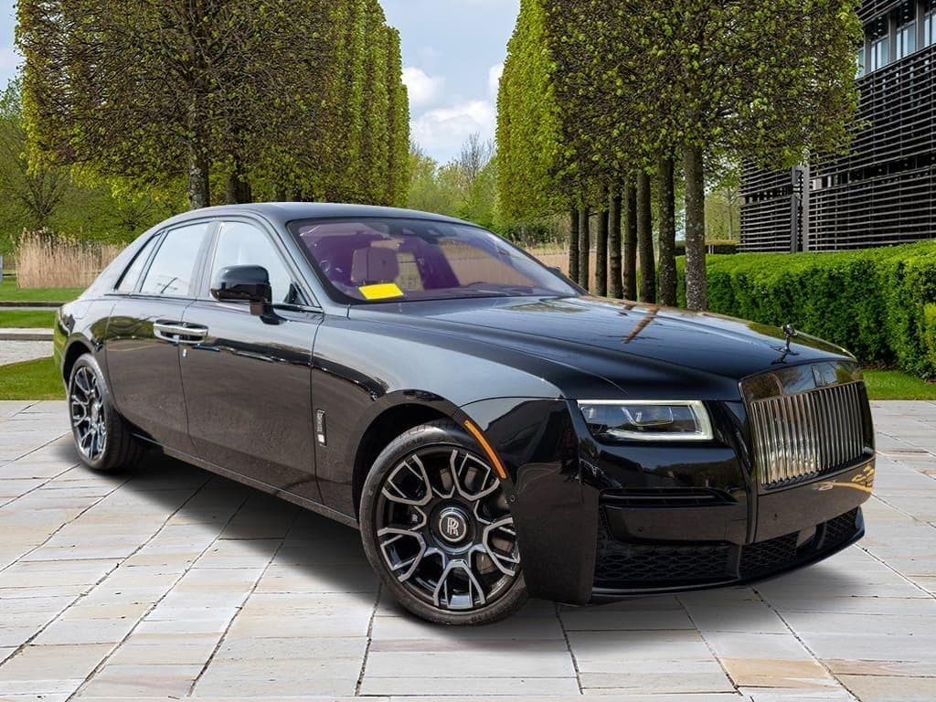 used 2022 Rolls-Royce Black Badge Ghost car, priced at $379,825