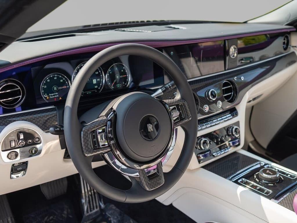new 2022 Rolls-Royce Black Badge Ghost car, priced at $374,825
