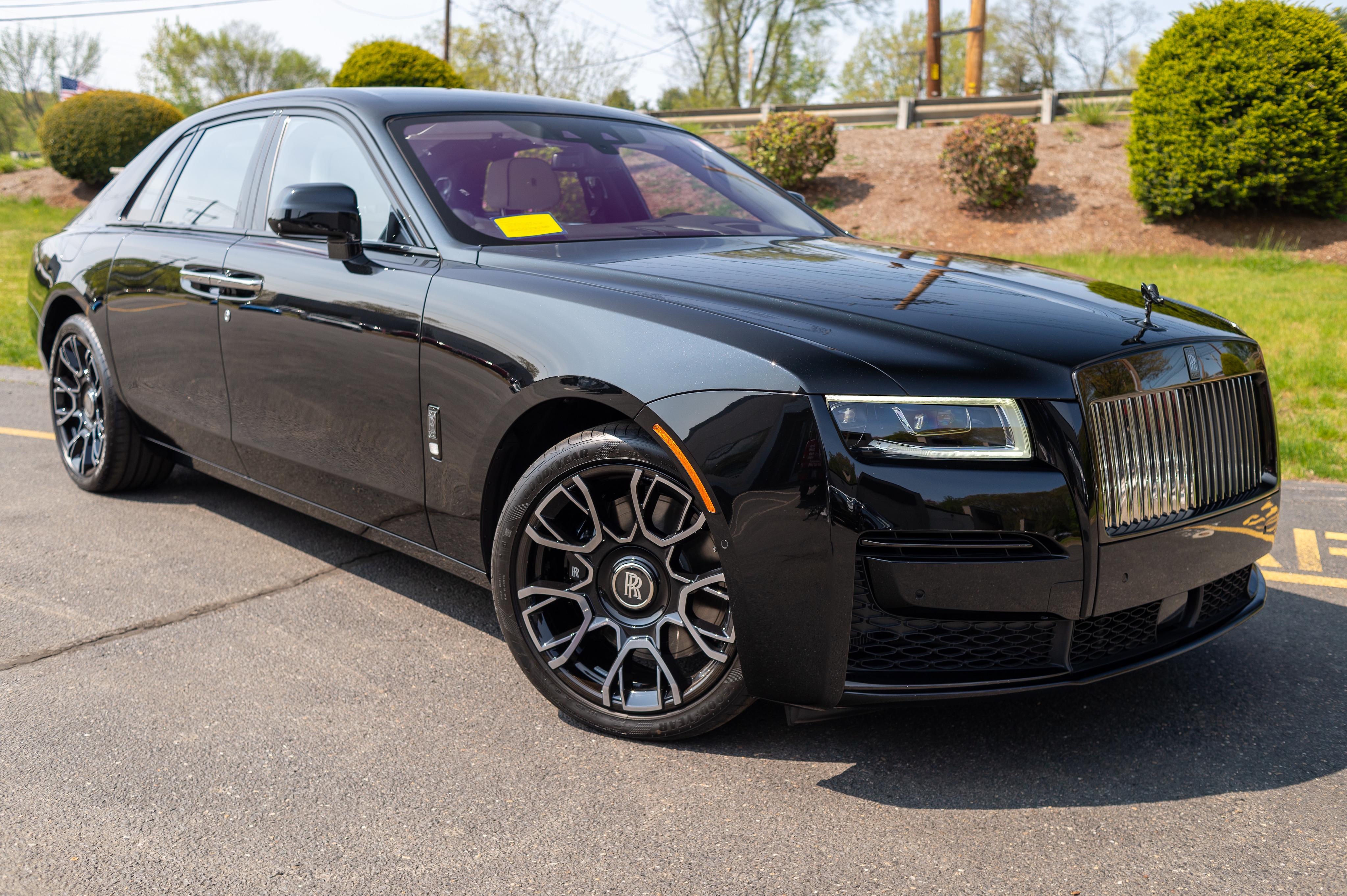 new 2022 Rolls-Royce Black Badge Ghost car, priced at $439,825