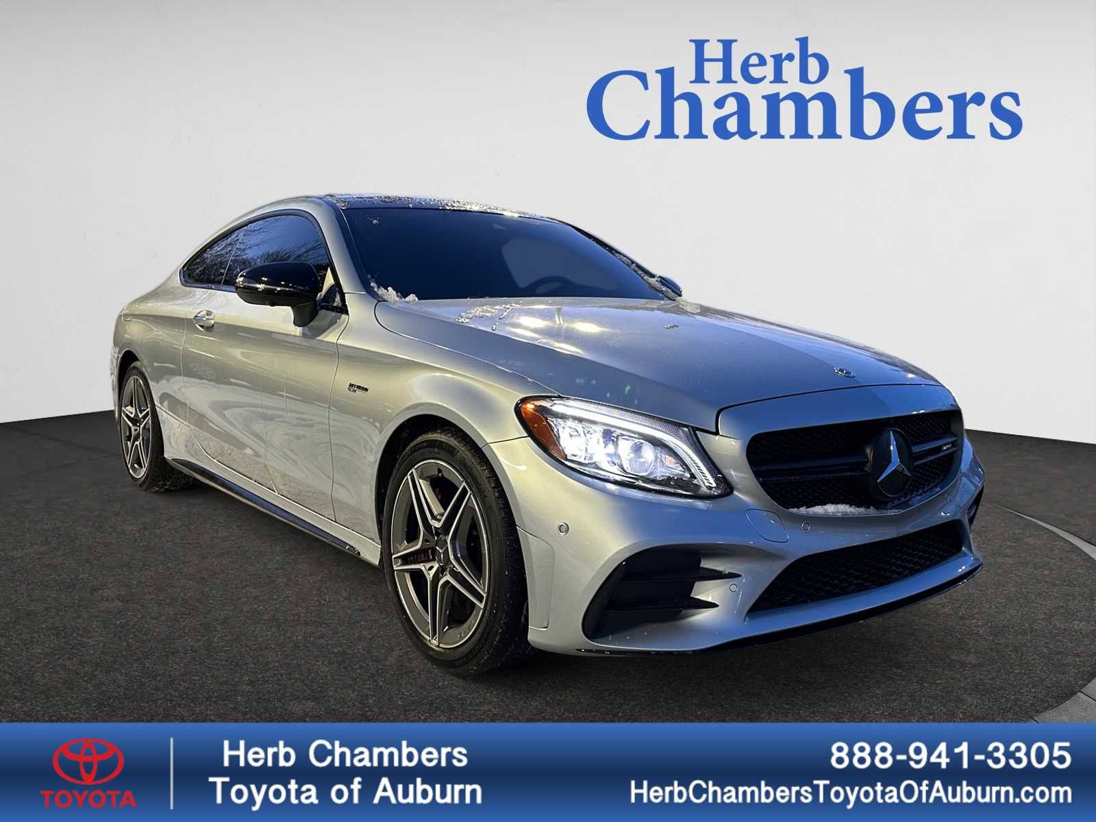 used 2023 Mercedes-Benz C43 AMG 4matic car, priced at $54,998