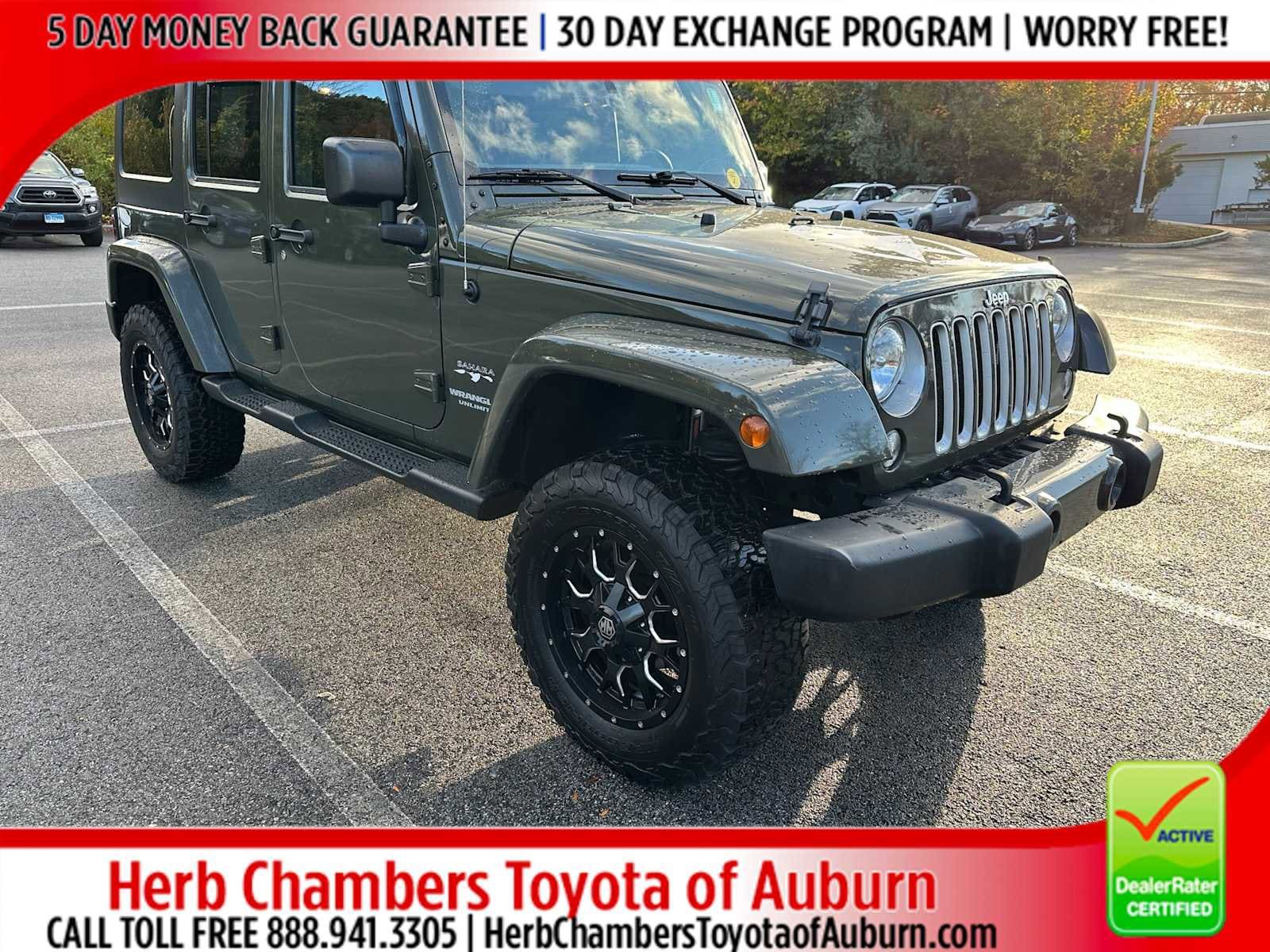 used 2016 Jeep Wrangler Unlimited car, priced at $19,998