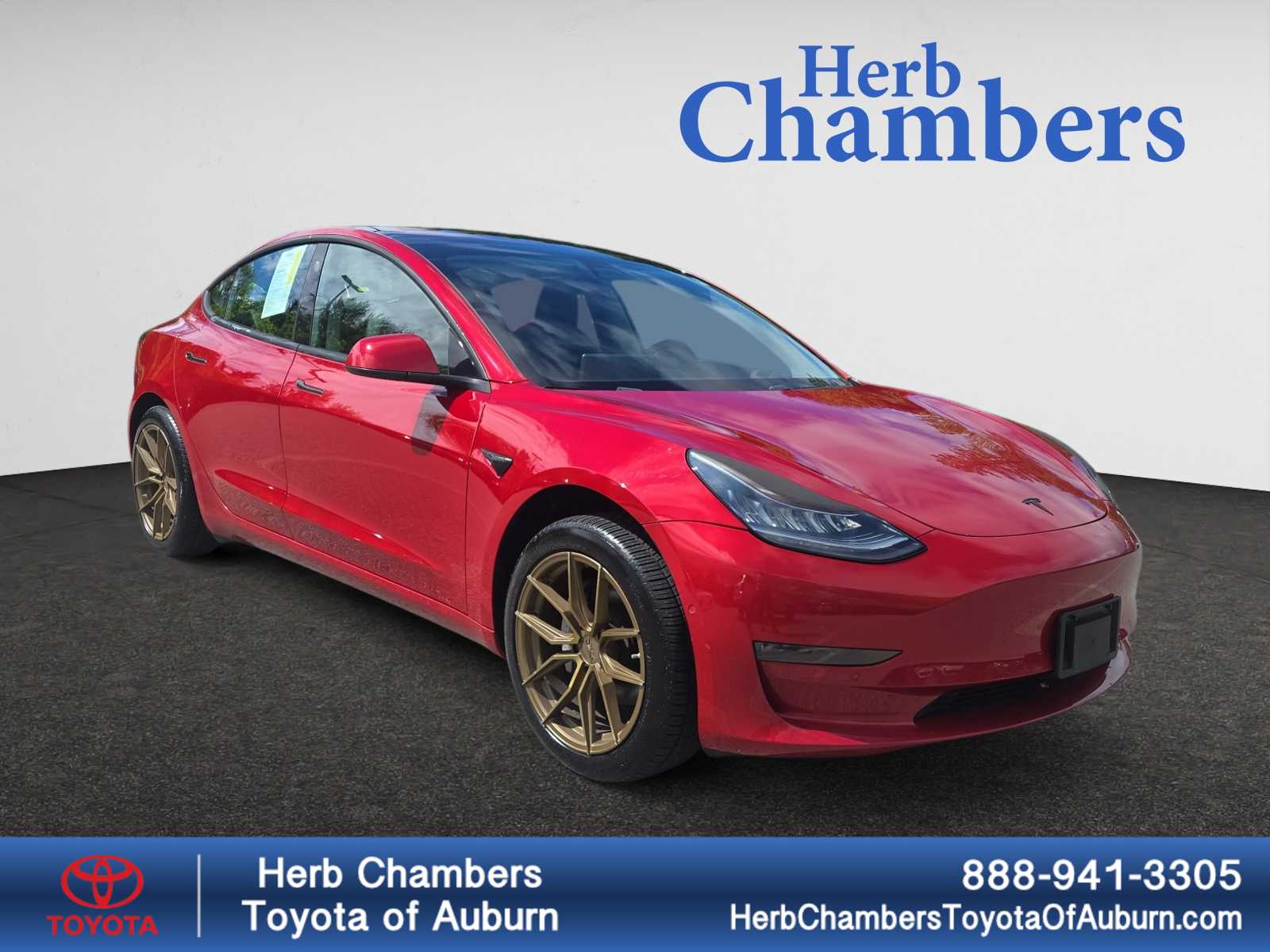 used 2018 Tesla Model 3 car, priced at $28,998
