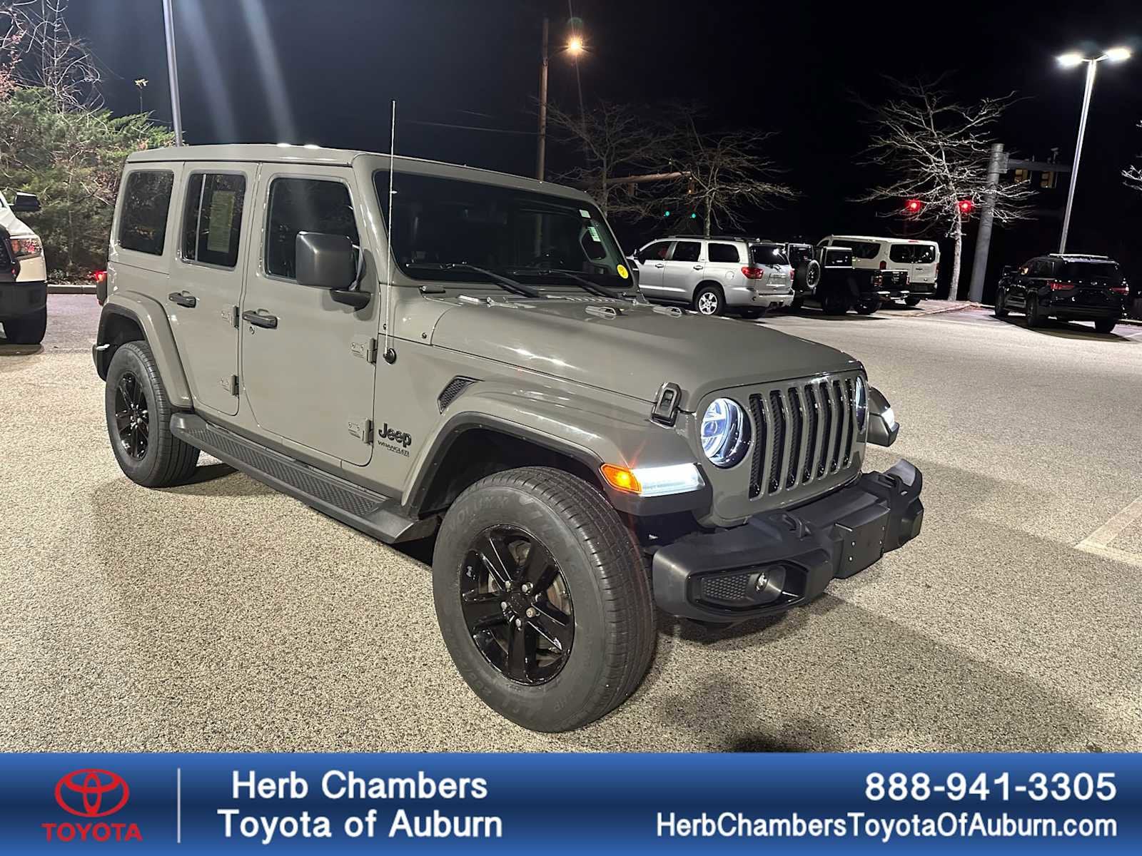 used 2020 Jeep Wrangler Unlimited car, priced at $36,998