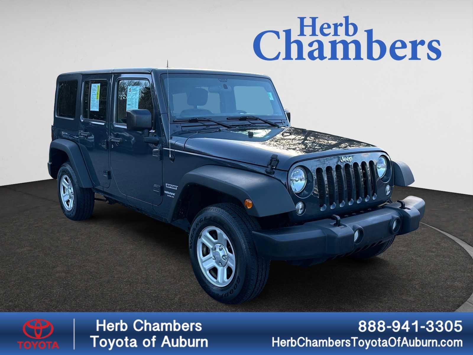 used 2017 Jeep Wrangler Unlimited car, priced at $23,998