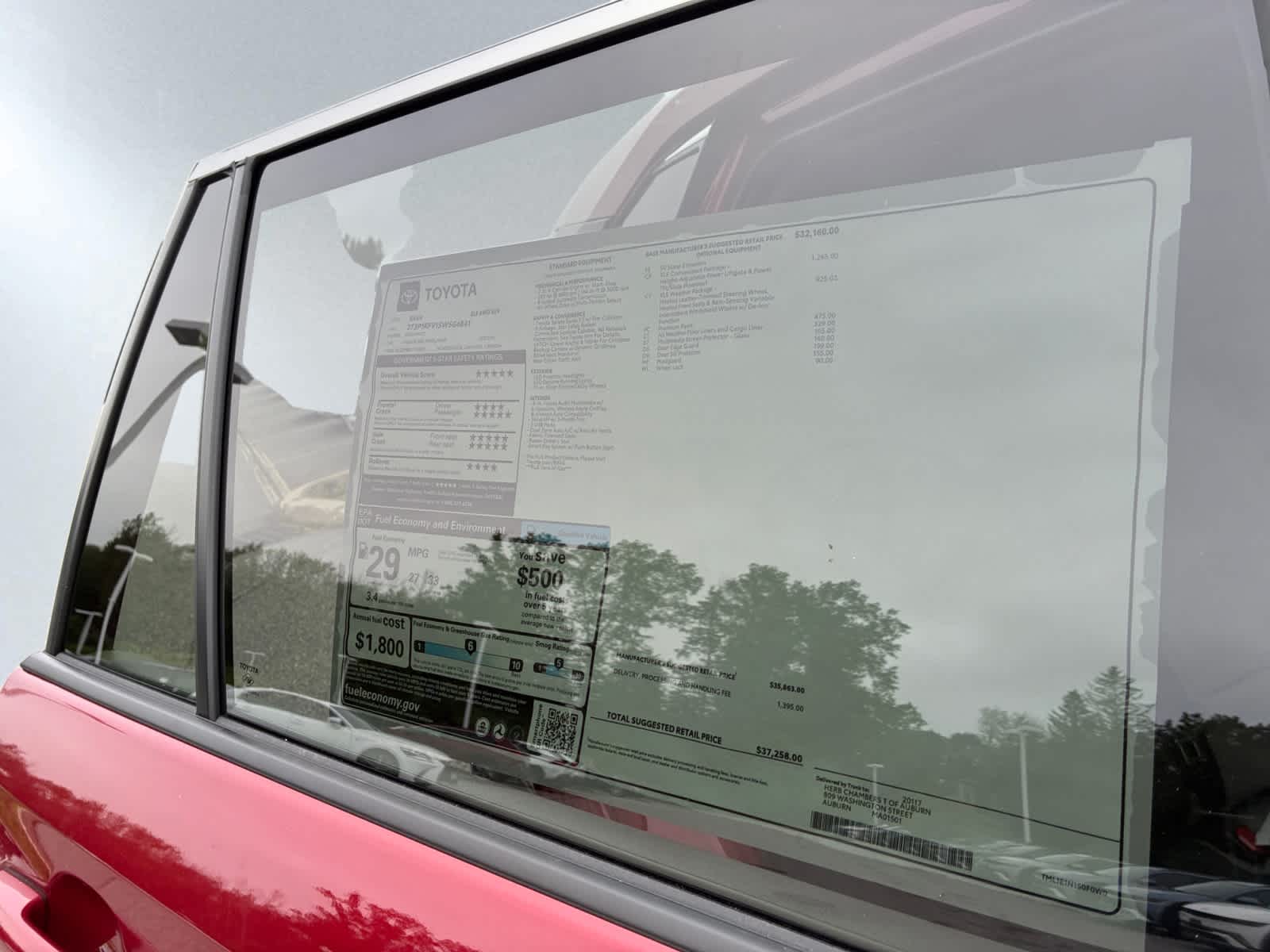 new 2025 Toyota RAV4 car, priced at $37,258