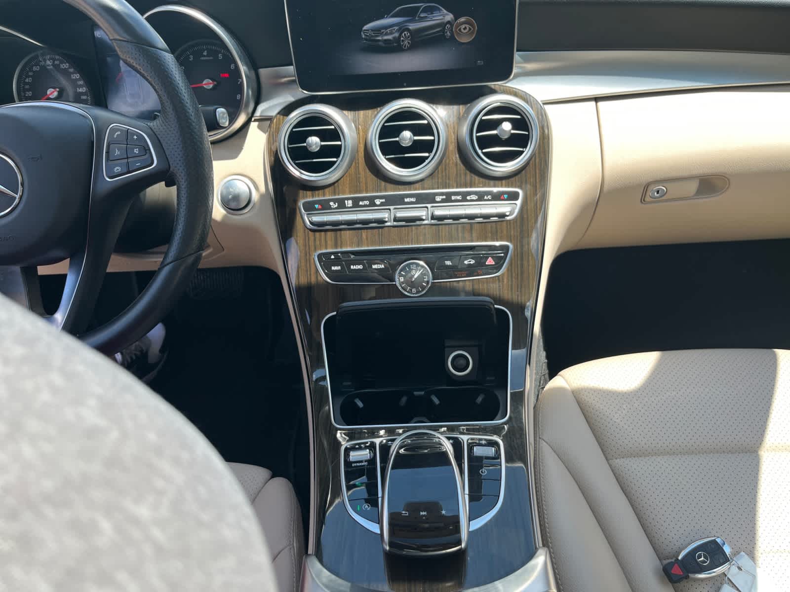used 2018 Mercedes-Benz C-Class car, priced at $21,998