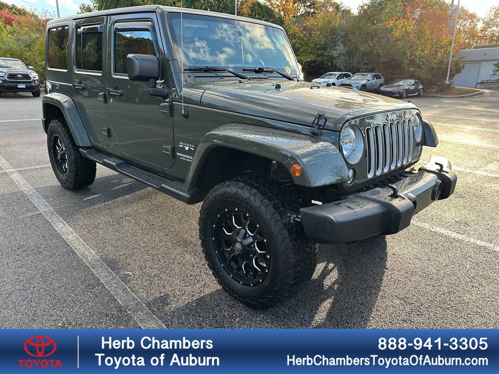 used 2016 Jeep Wrangler Unlimited car, priced at $16,998