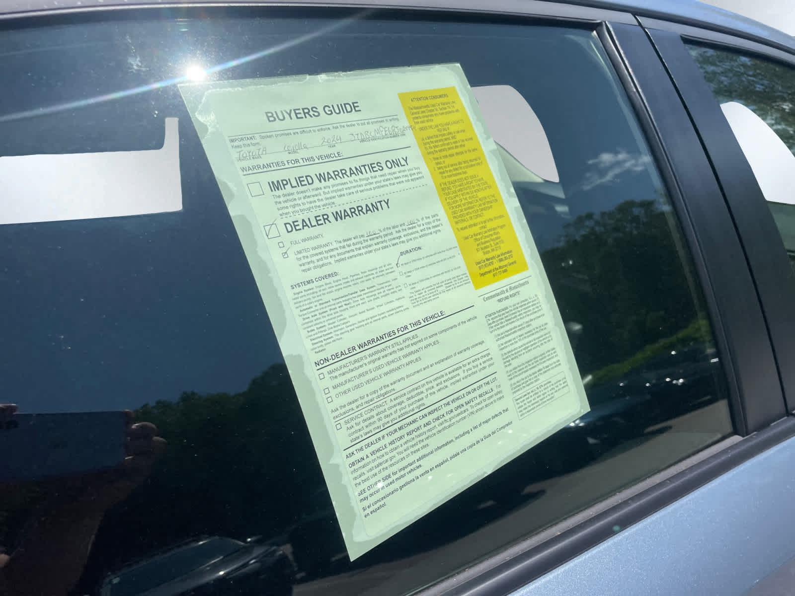 used 2024 Toyota Corolla car, priced at $26,998