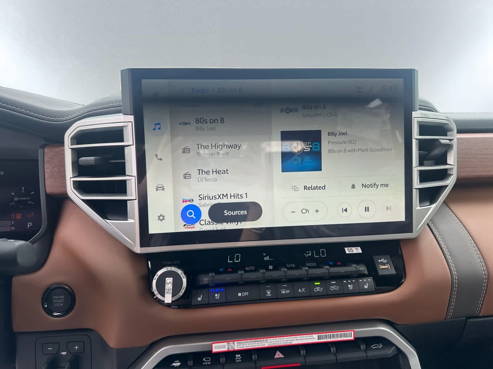 new 2025 Toyota Tundra car, priced at $73,384