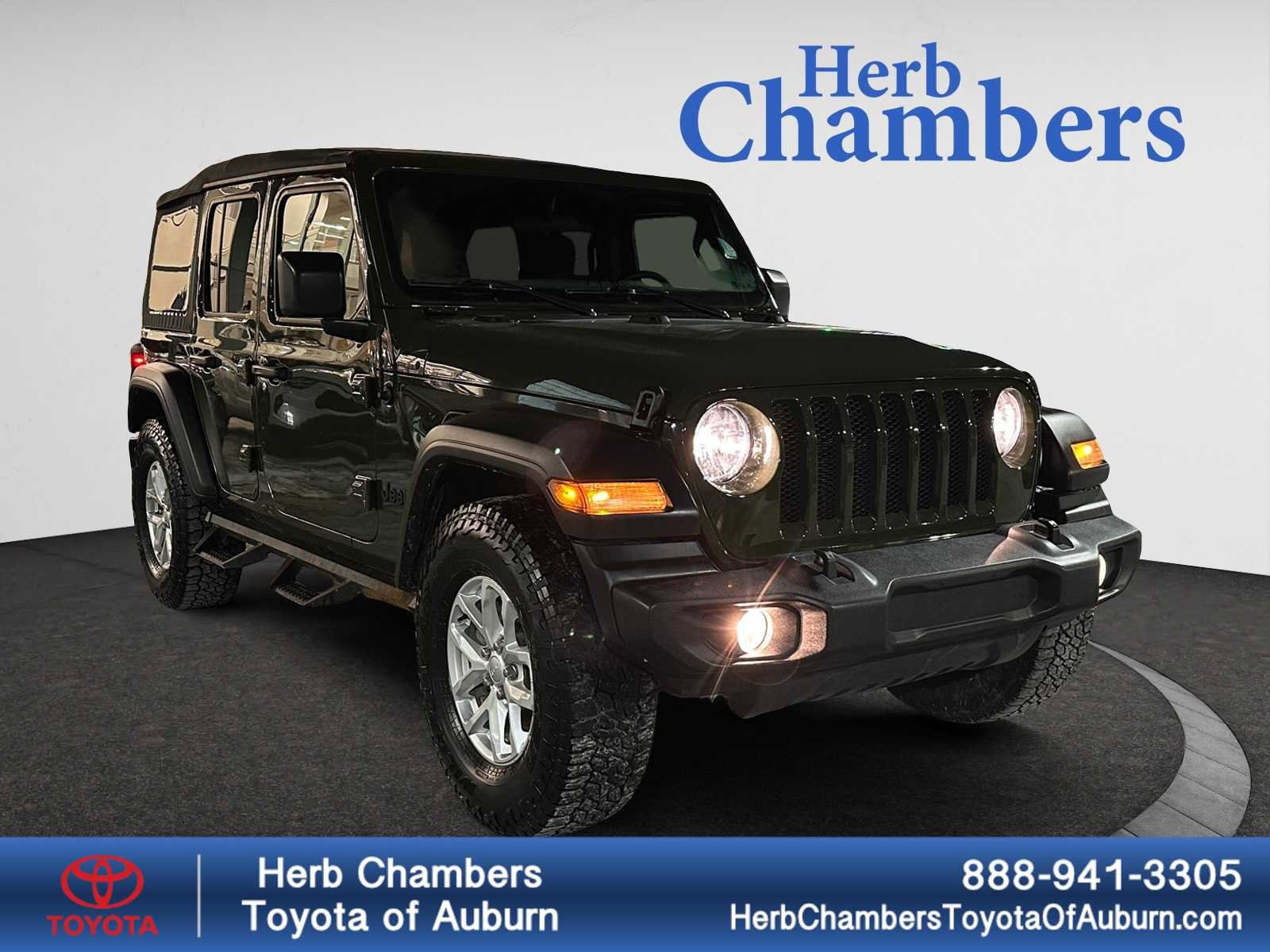 used 2023 Jeep Wrangler Unlimited car, priced at $32,998