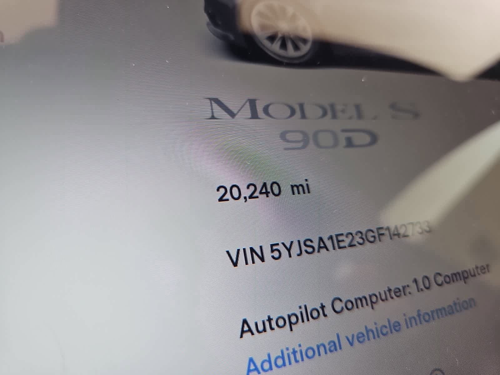 used 2016 Tesla Model S car, priced at $23,598