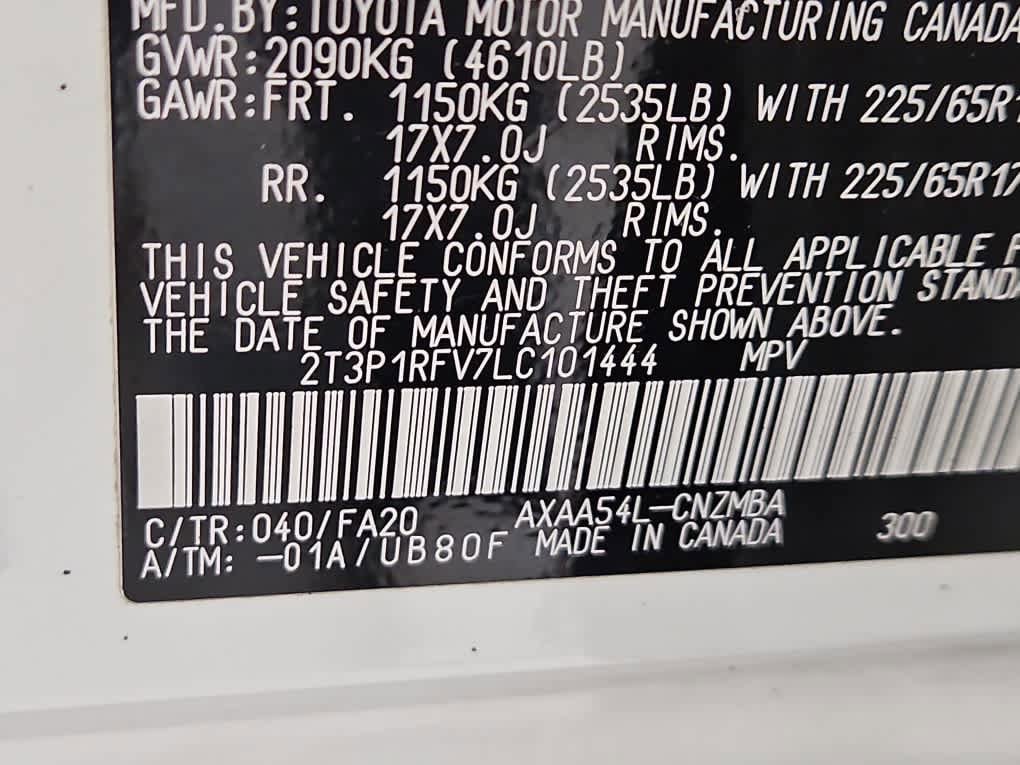 used 2020 Toyota RAV4 car, priced at $26,498