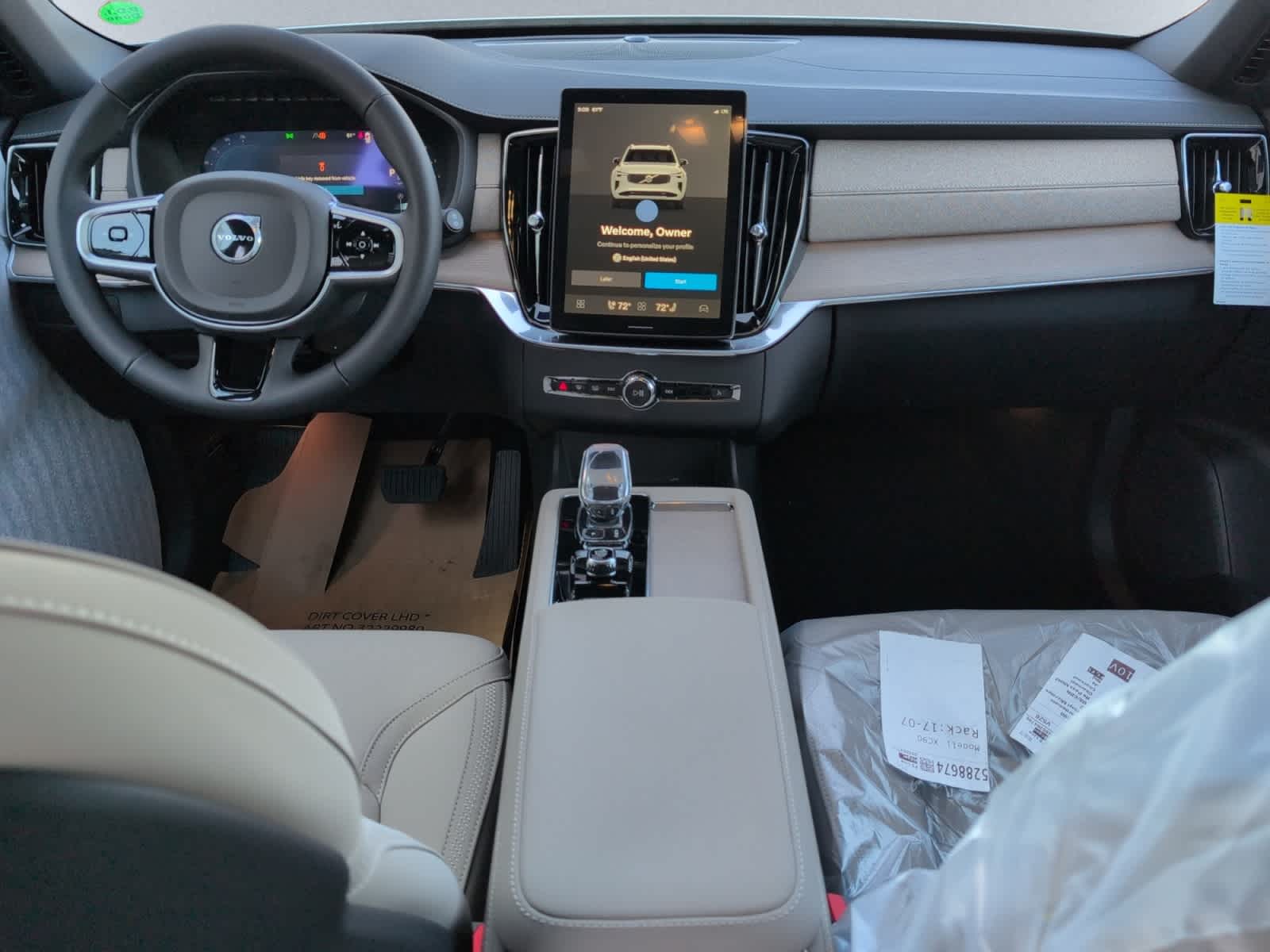 new 2025 Volvo XC90 car, priced at $60,545