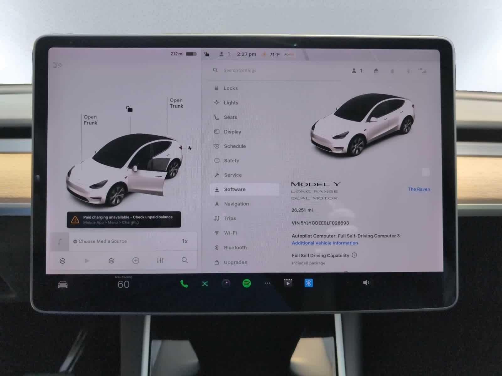 used 2020 Tesla Model Y car, priced at $27,998