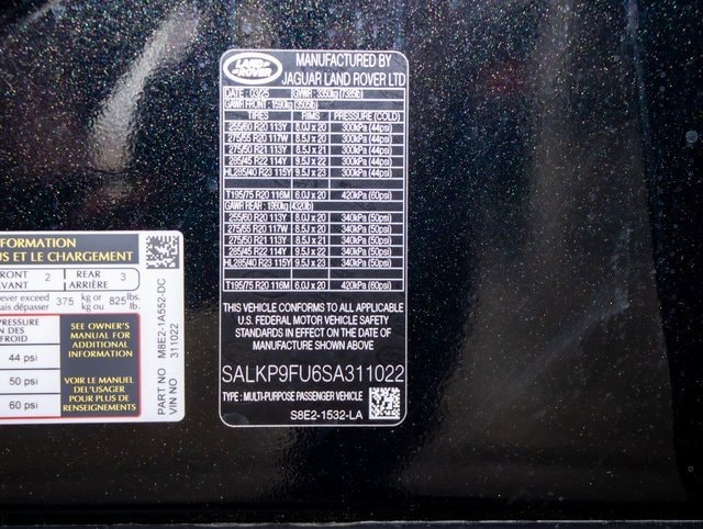 new 2025 Land Rover Range Rover car, priced at $124,130
