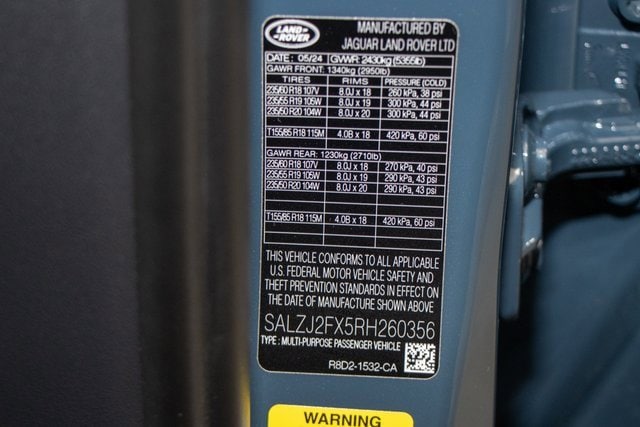 used 2024 Land Rover Range Rover Evoque car, priced at $41,110