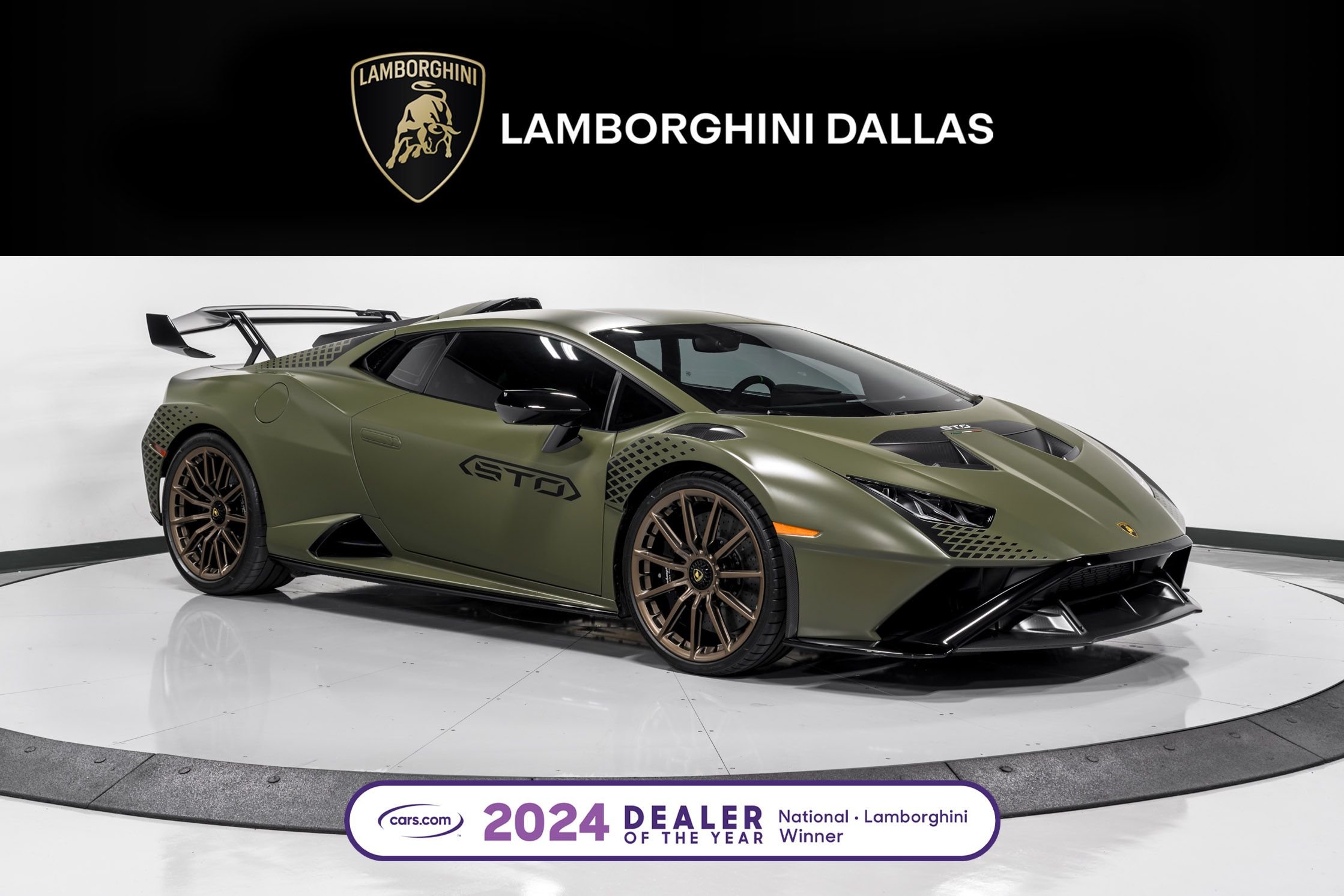 used 2024 Lamborghini Huracan STO car, priced at $439,999