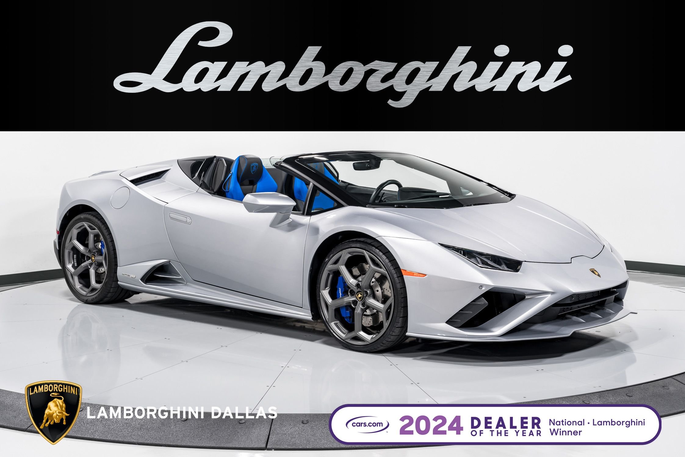 used 2021 Lamborghini Huracan EVO Spyder car, priced at $279,999