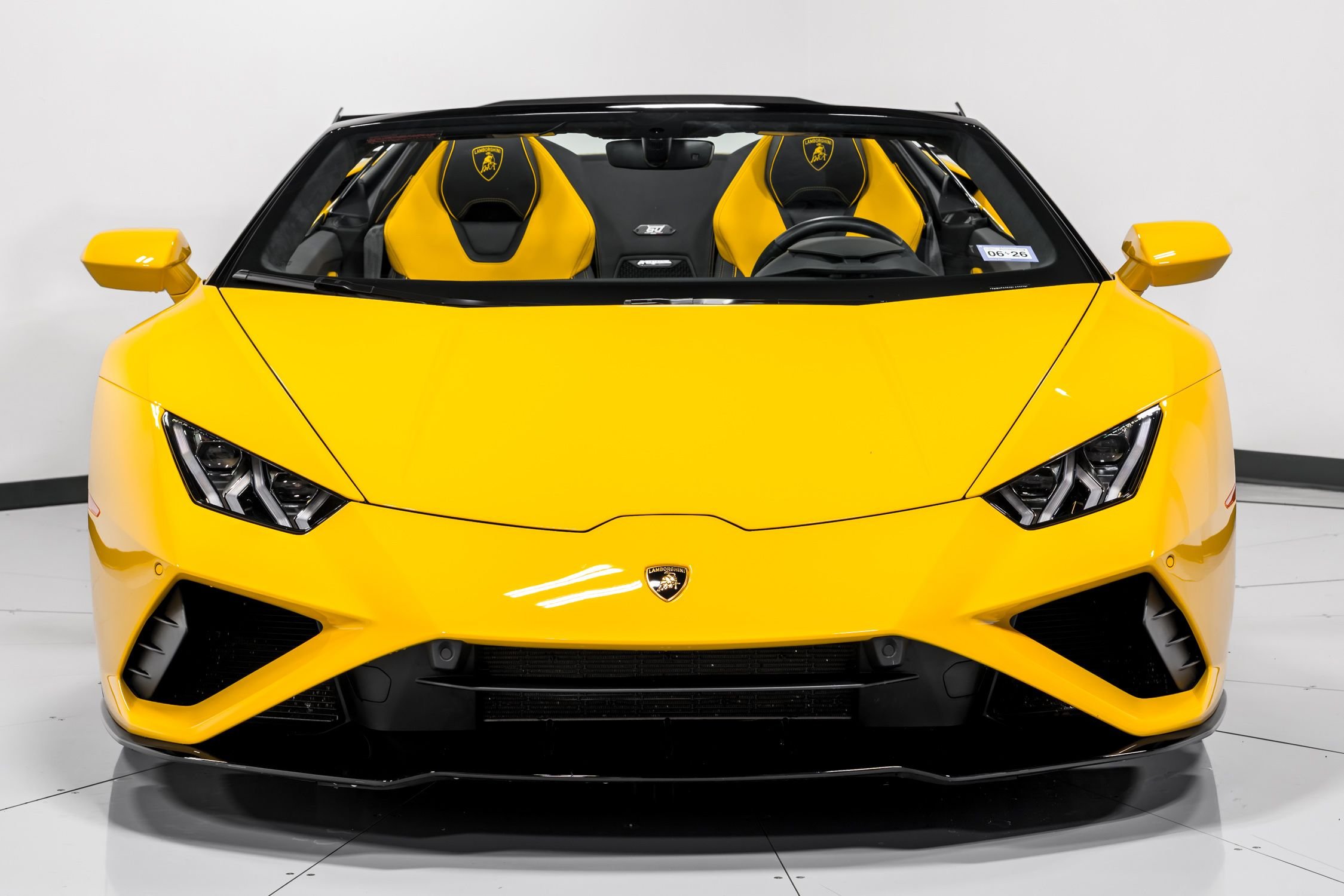 used 2023 Lamborghini Huracan EVO-2 Spyder car, priced at $319,999