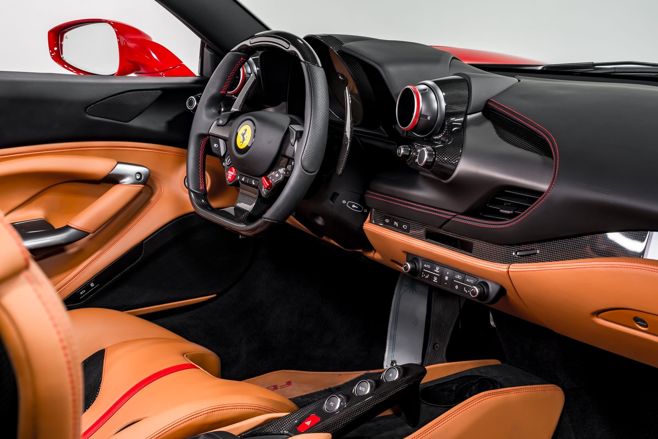 used 2023 Ferrari F8 Spider car, priced at $449,999