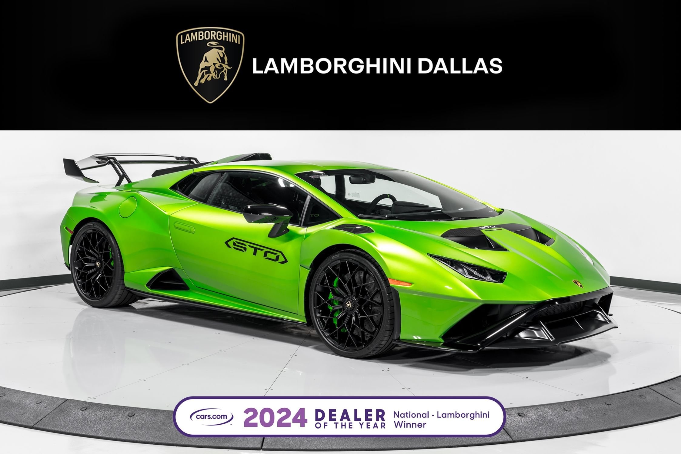 used 2024 Lamborghini Huracan STO car, priced at $419,999