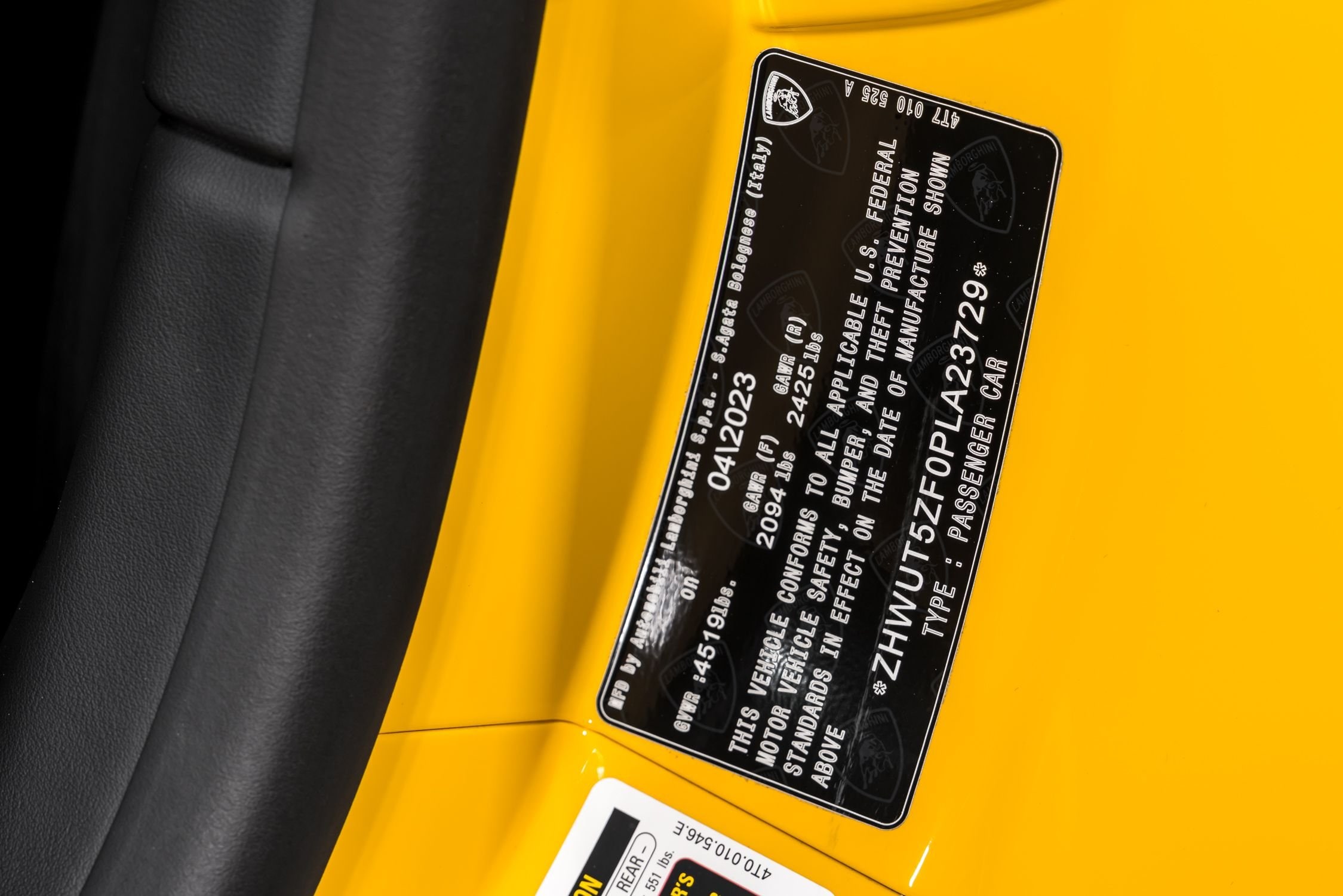 used 2023 Lamborghini Huracan EVO-2 Spyder car, priced at $319,999