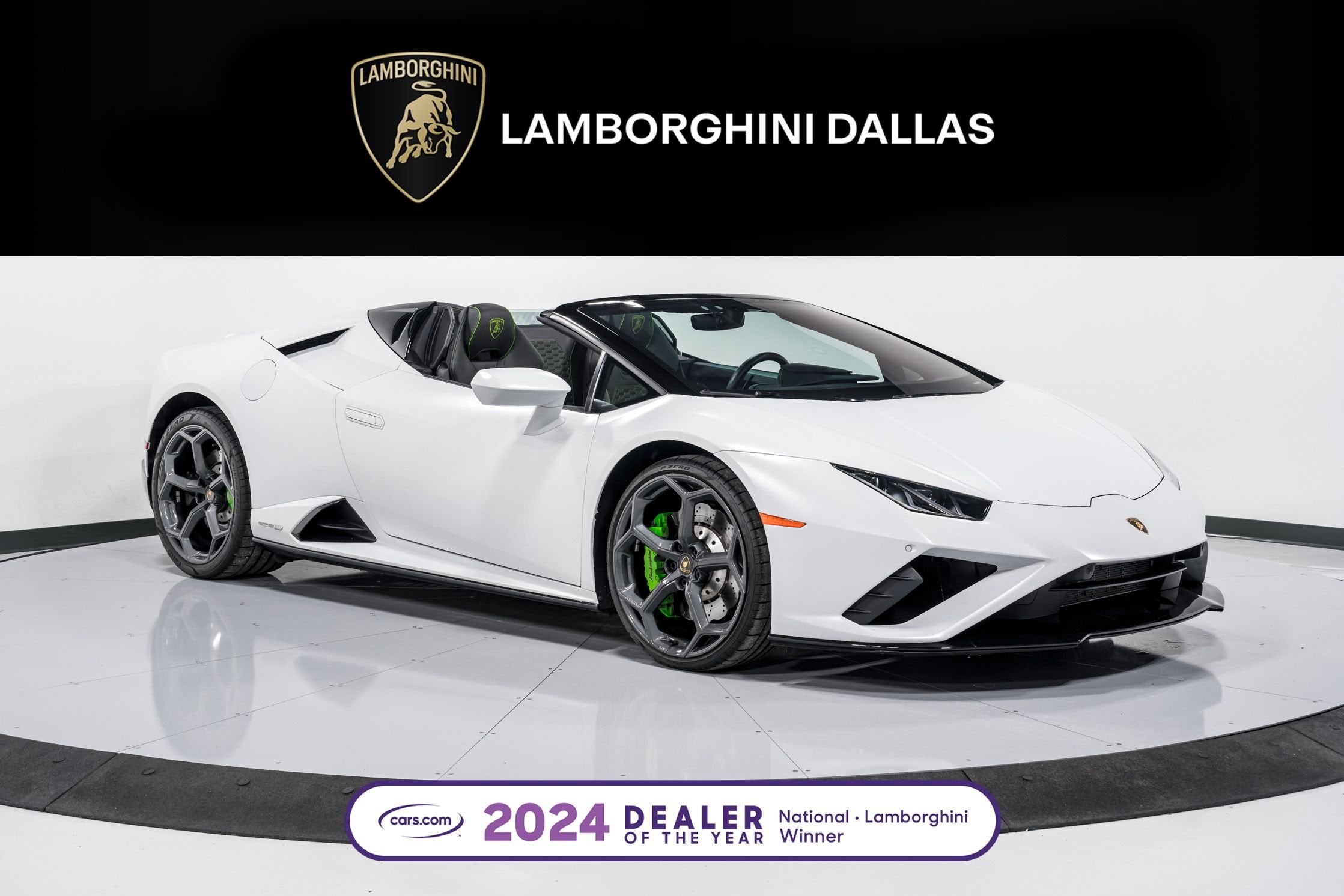 used 2022 Lamborghini Huracan EVO Spyder car, priced at $299,999