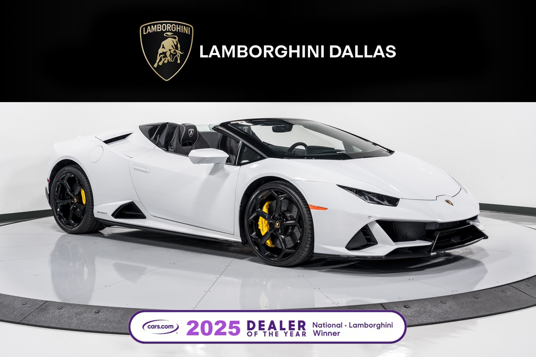 used 2020 Lamborghini Huracan Evo Spyder AWD car, priced at $289,999