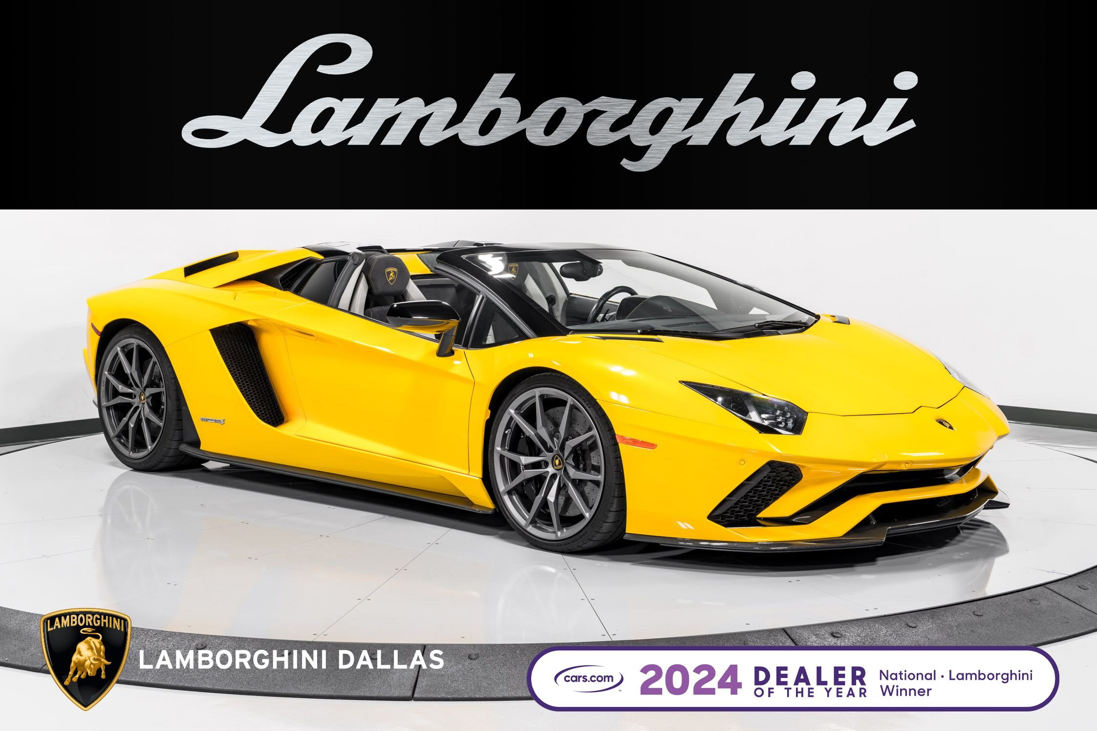 used 2018 Lamborghini Aventador S Roadster car, priced at $449,999