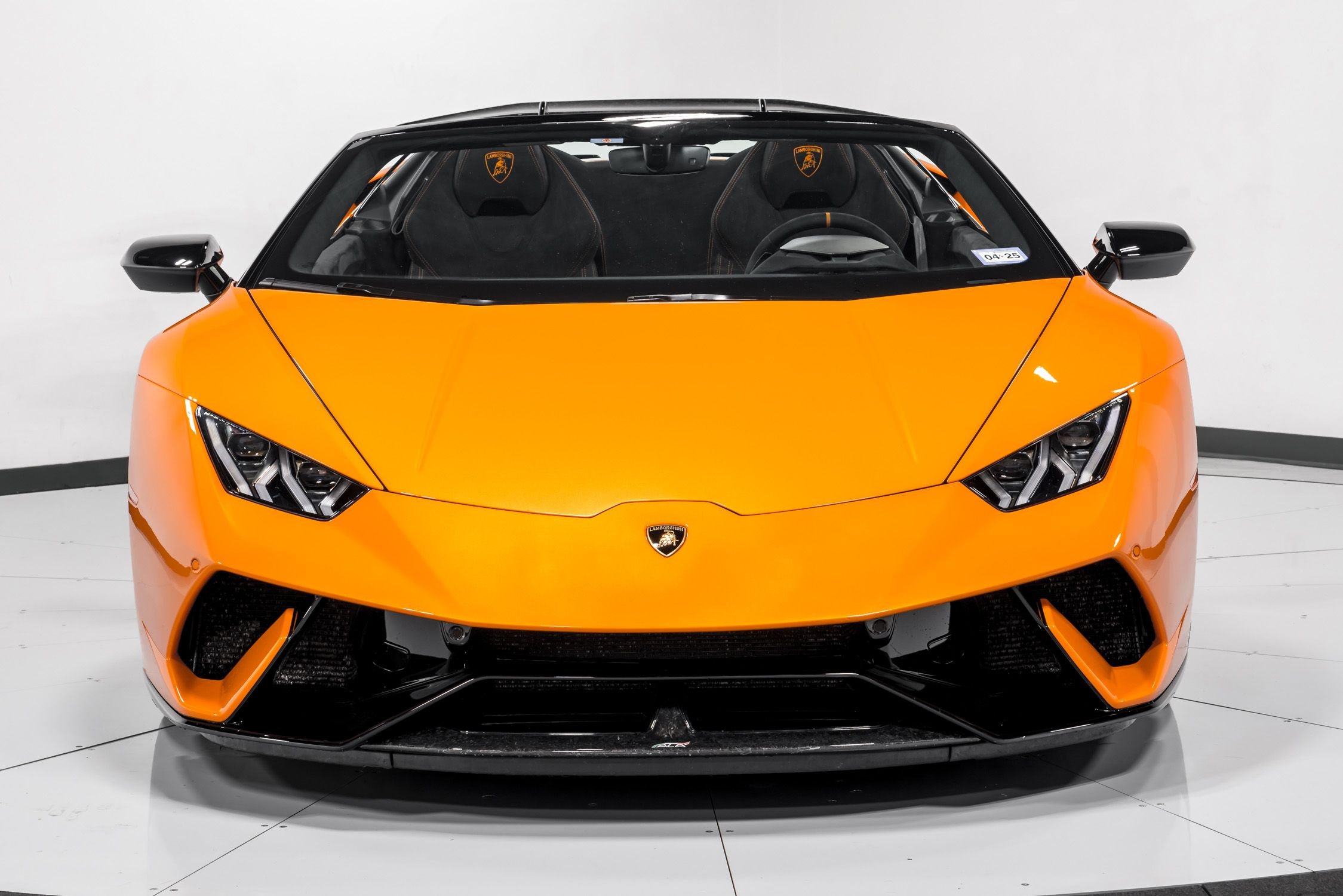 used 2019 Lamborghini Huracan Performante Spyder car, priced at $319,999