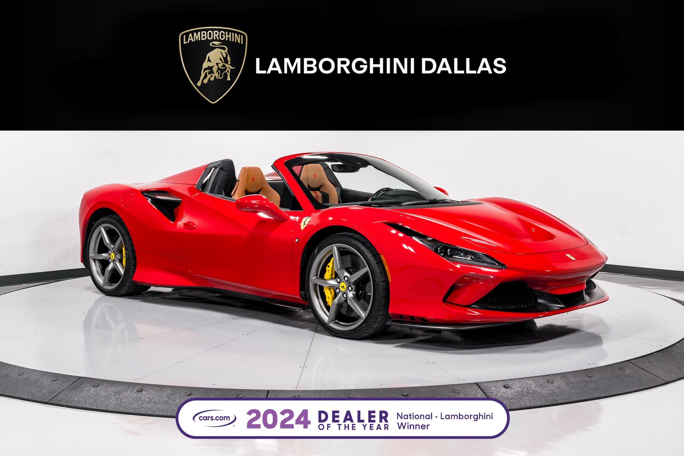 used 2023 Ferrari F8 Spider car, priced at $449,999