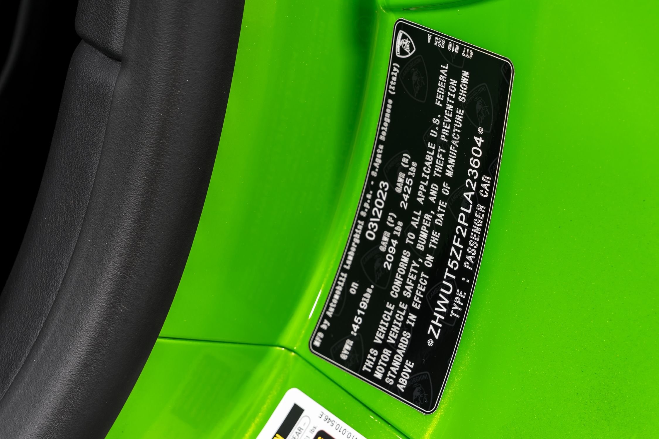 used 2023 Lamborghini Huracan EVO-2 Spyder car, priced at $324,999