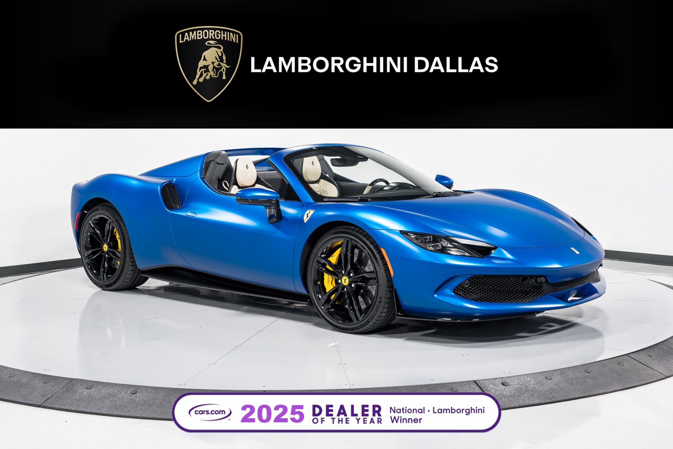 used 2024 Ferrari 296 GTS car, priced at $434,999