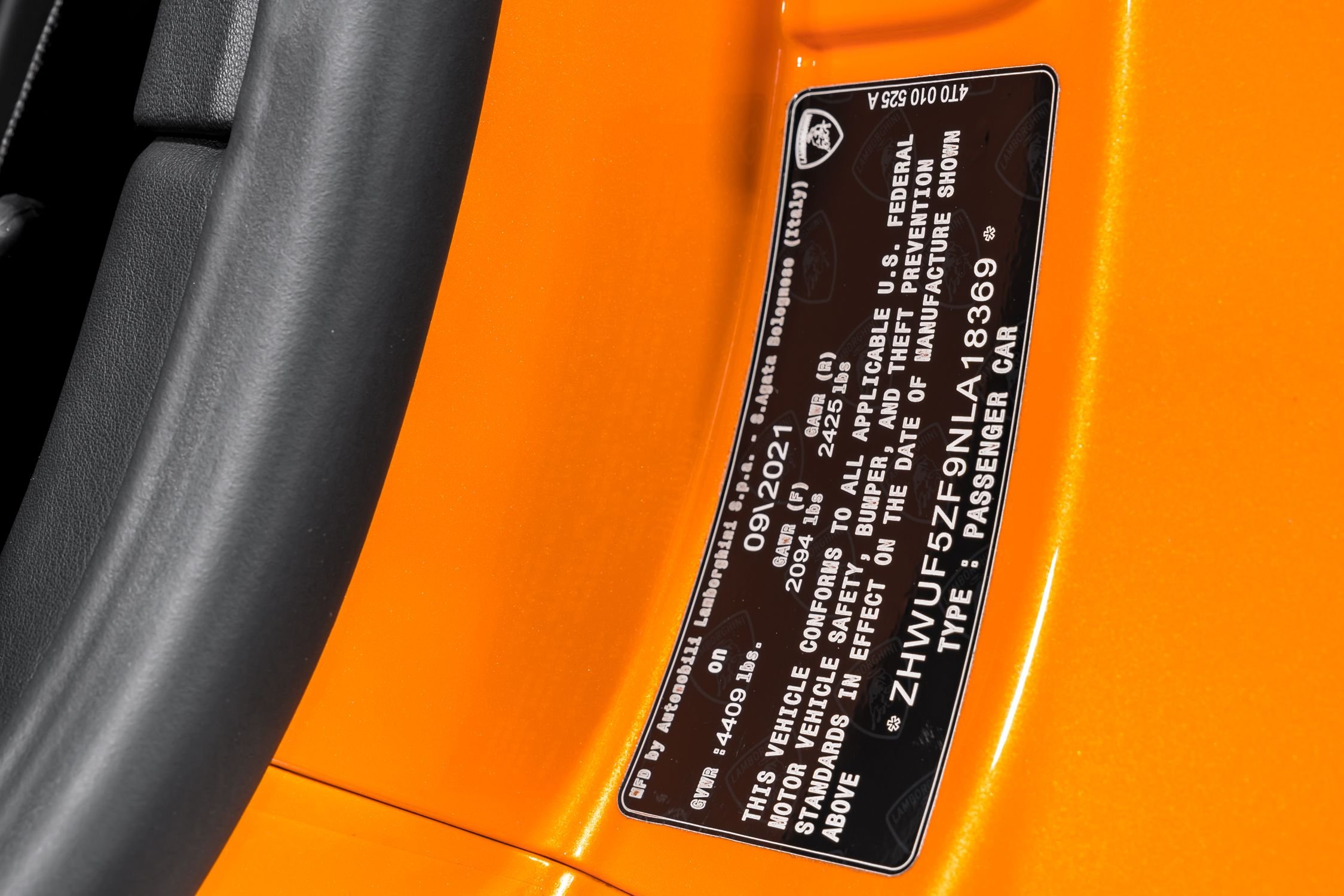 used 2022 Lamborghini Huracan EVO 2WD car, priced at $279,999