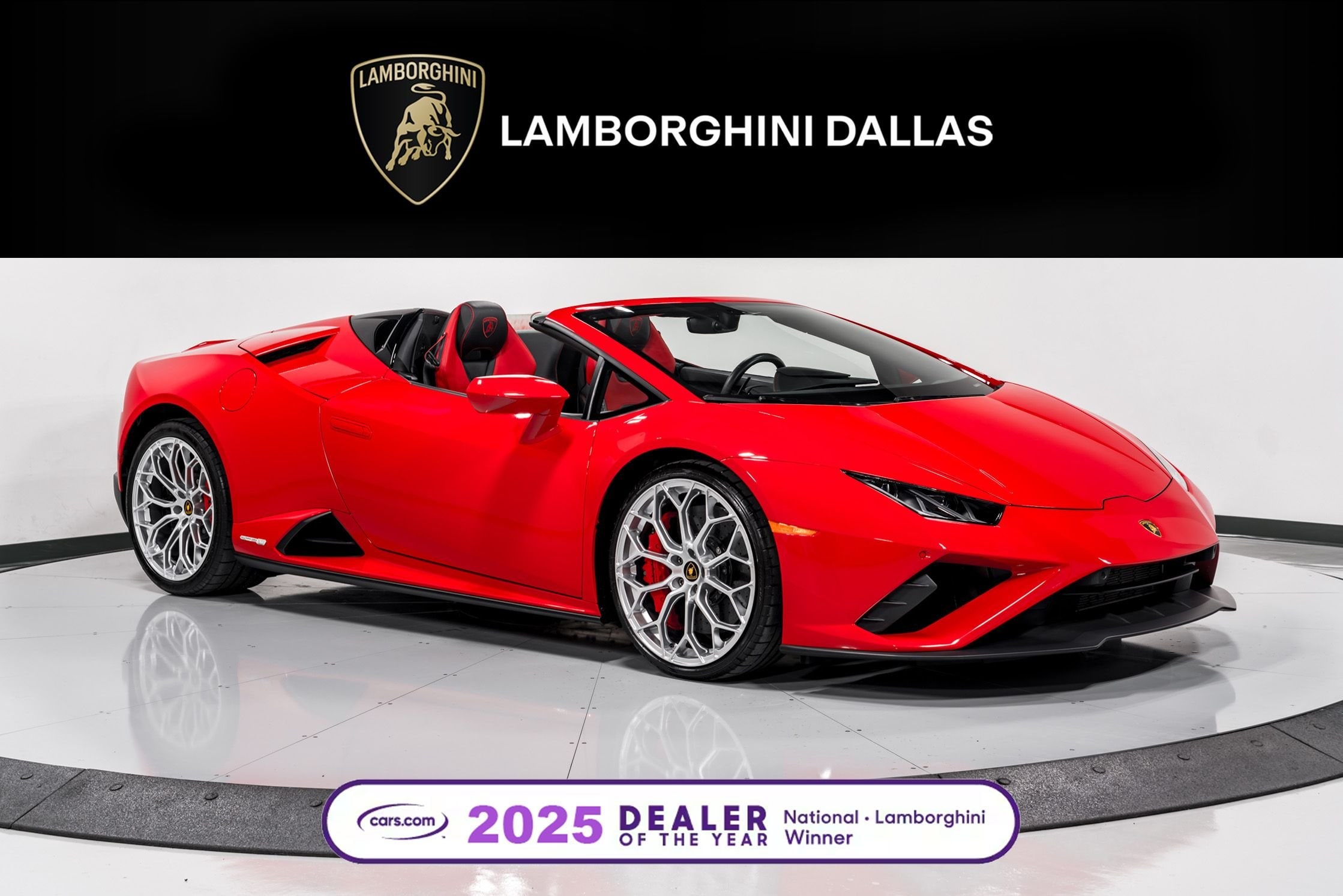 used 2023 Lamborghini Huracan EVO Spyder car, priced at $324,999