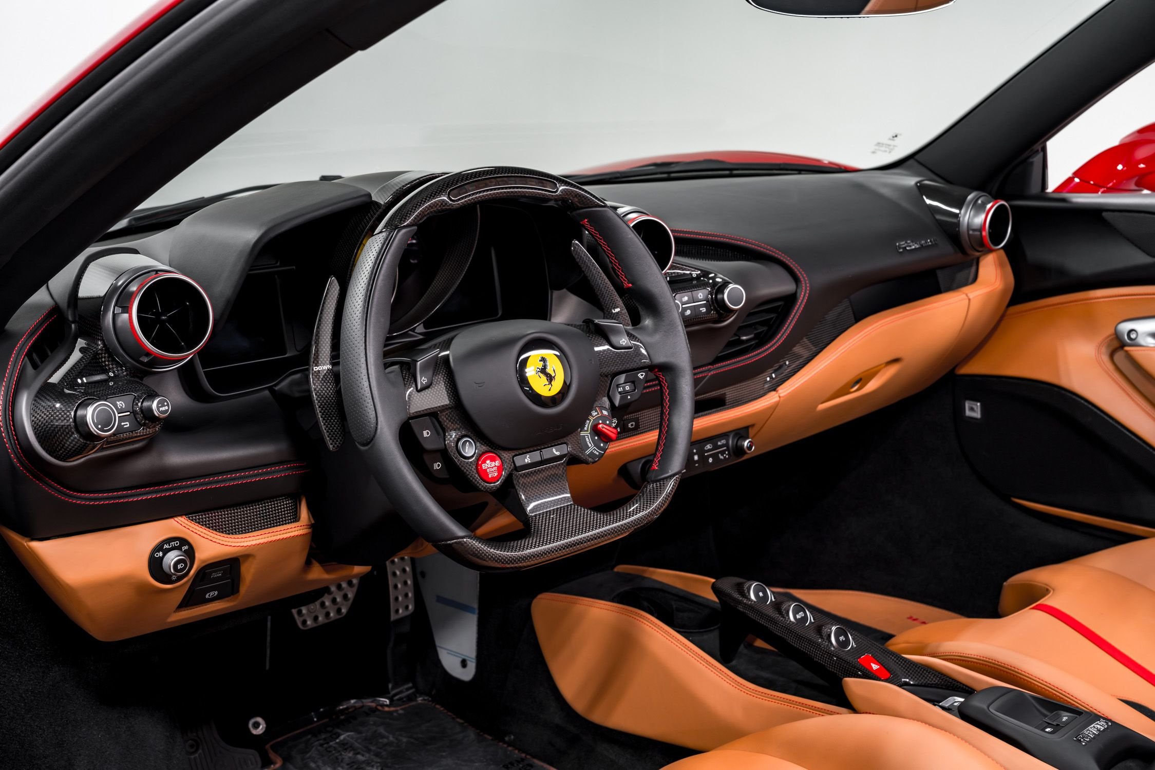 used 2023 Ferrari F8 Spider car, priced at $449,999