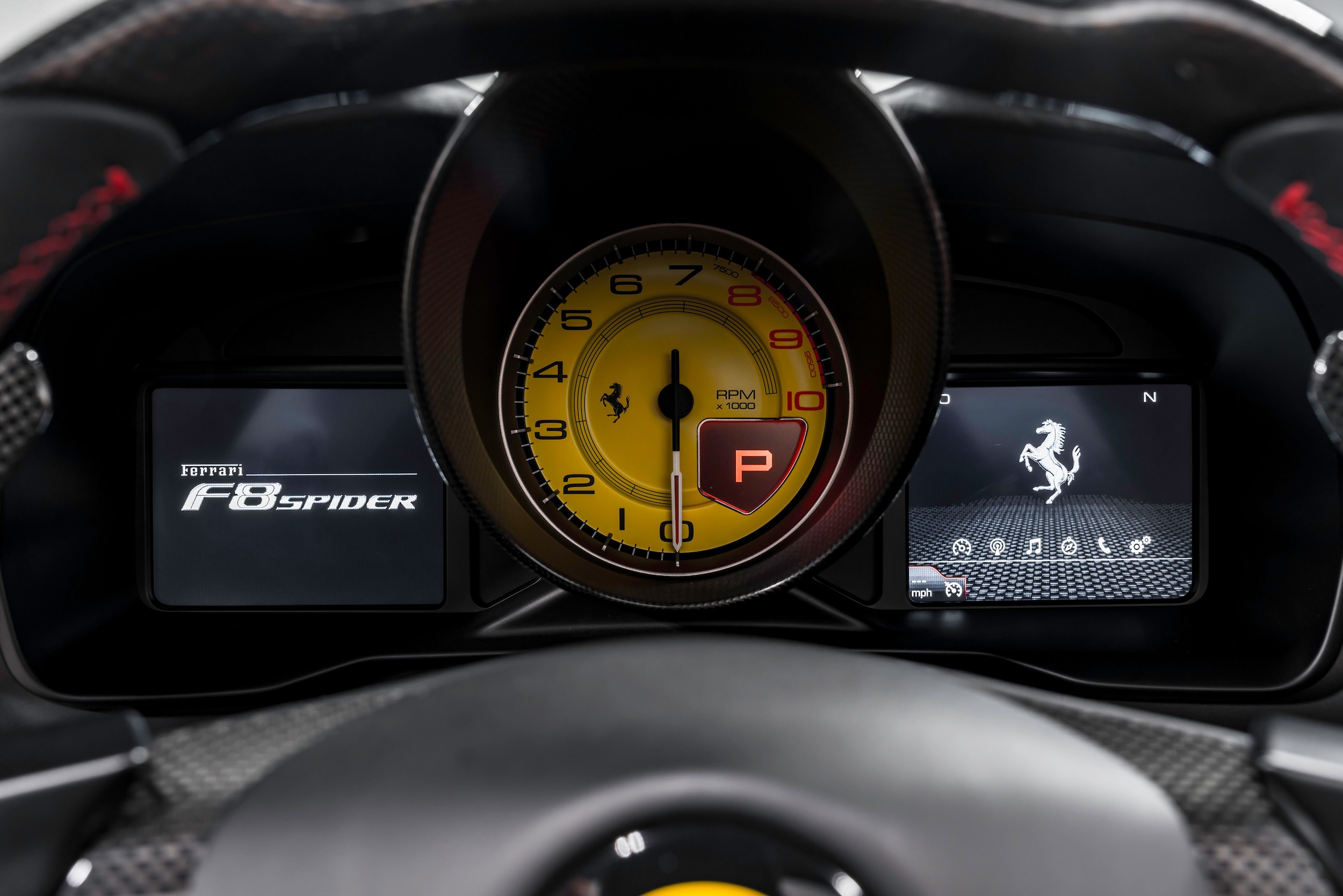 used 2023 Ferrari F8 Spider car, priced at $449,999