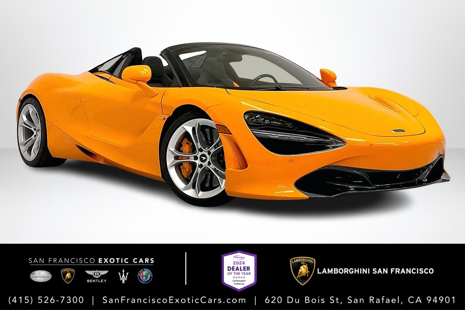 used 2023 McLaren 720S Performance Spider car, priced at $289,991