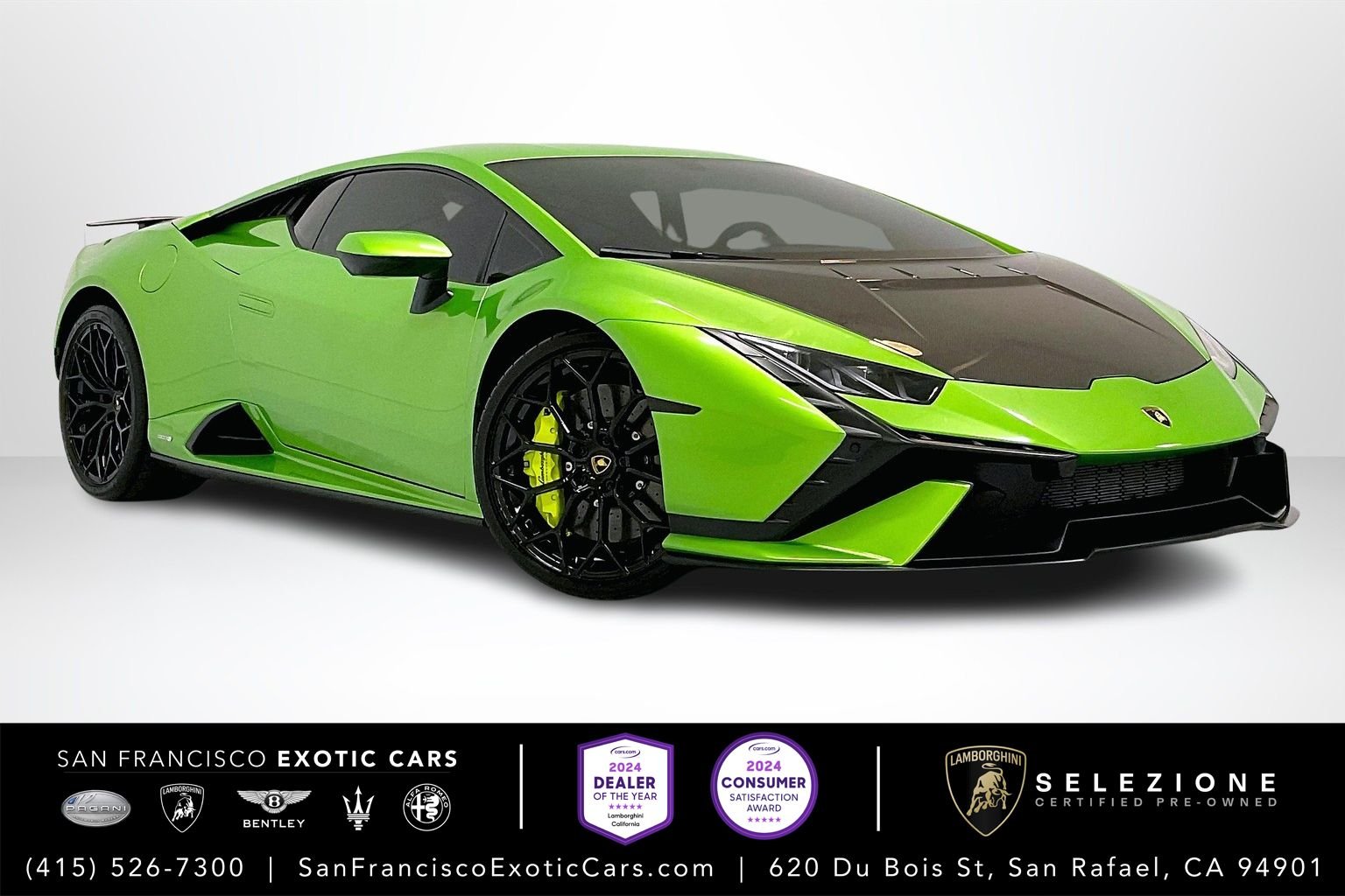 used 2023 Lamborghini Huracan Tecnica car, priced at $329,991