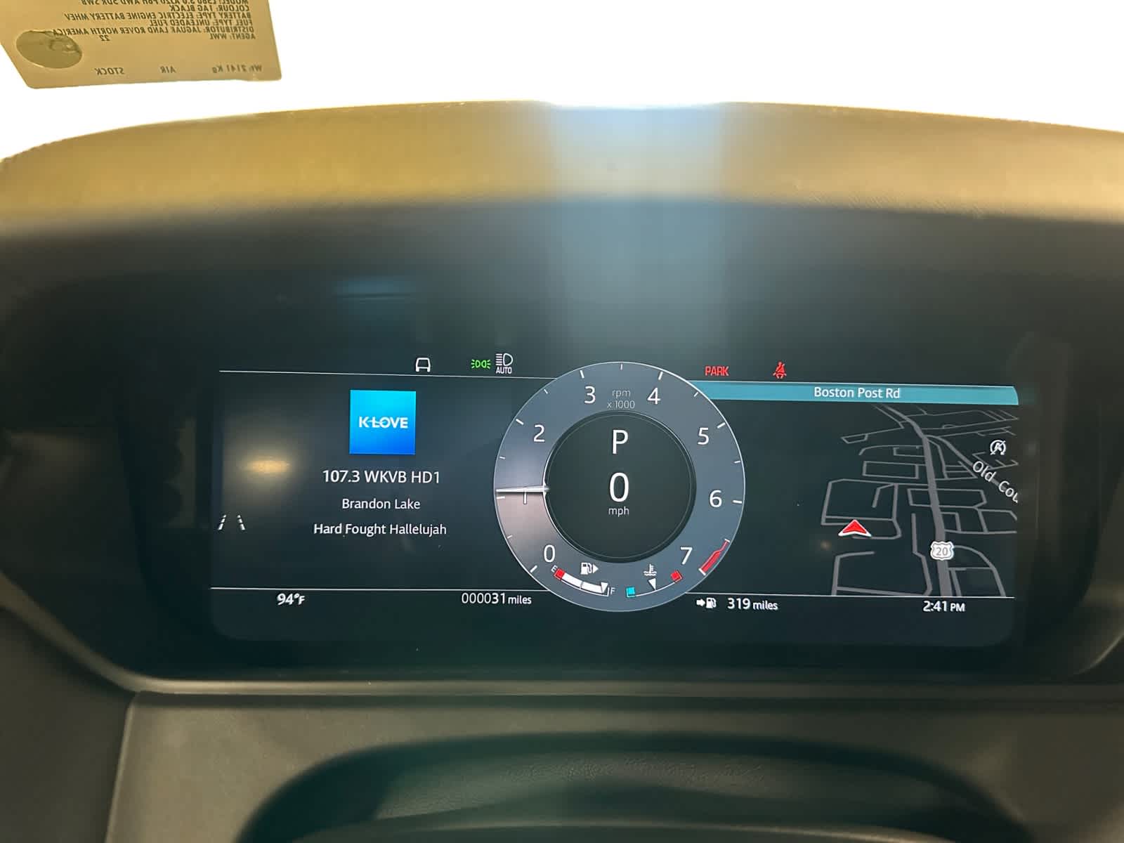 new 2026 Land Rover Range Rover Velar car, priced at $84,695