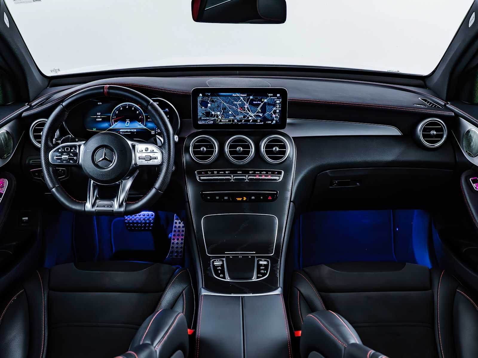 used 2021 Mercedes-Benz AMG GLC 43 car, priced at $41,698