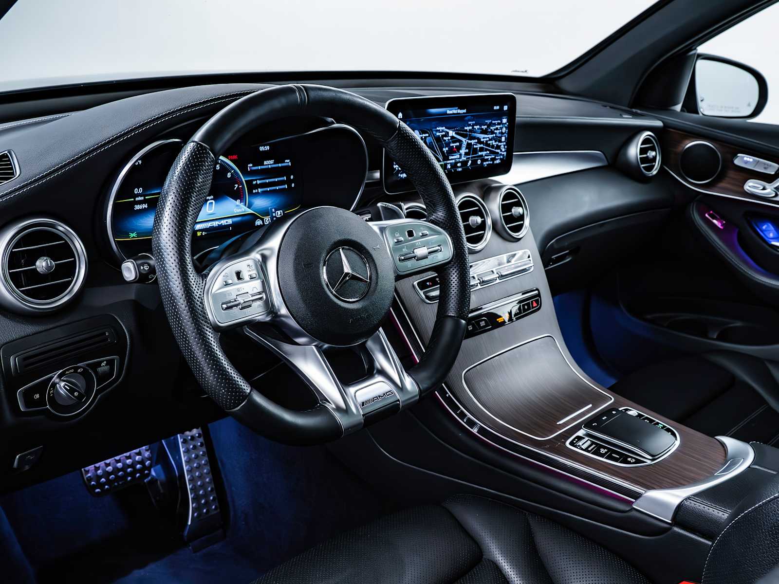 used 2022 Mercedes-Benz AMG GLC 43 car, priced at $46,498