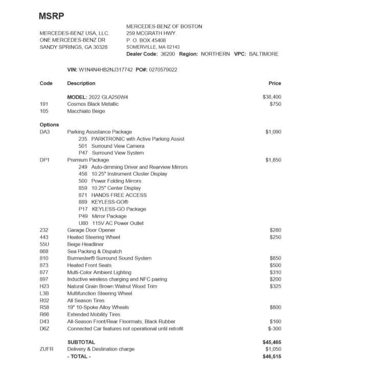 used 2022 Mercedes-Benz GLA 250 car, priced at $34,498