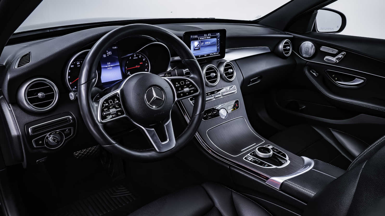 used 2019 Mercedes-Benz C-Class car, priced at $23,998