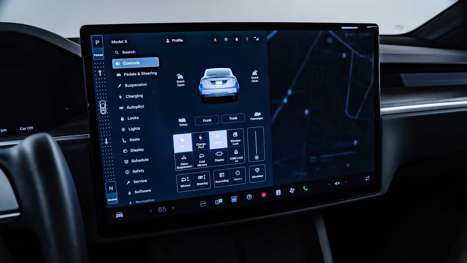 used 2023 Tesla Model X car, priced at $55,598