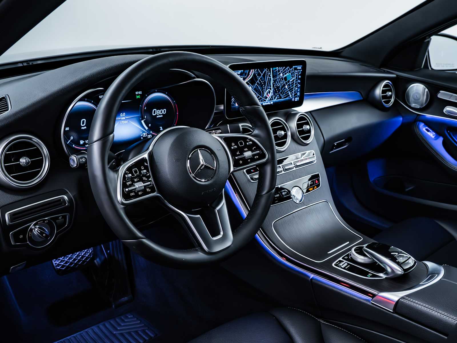 used 2021 Mercedes-Benz C-Class car, priced at $34,998