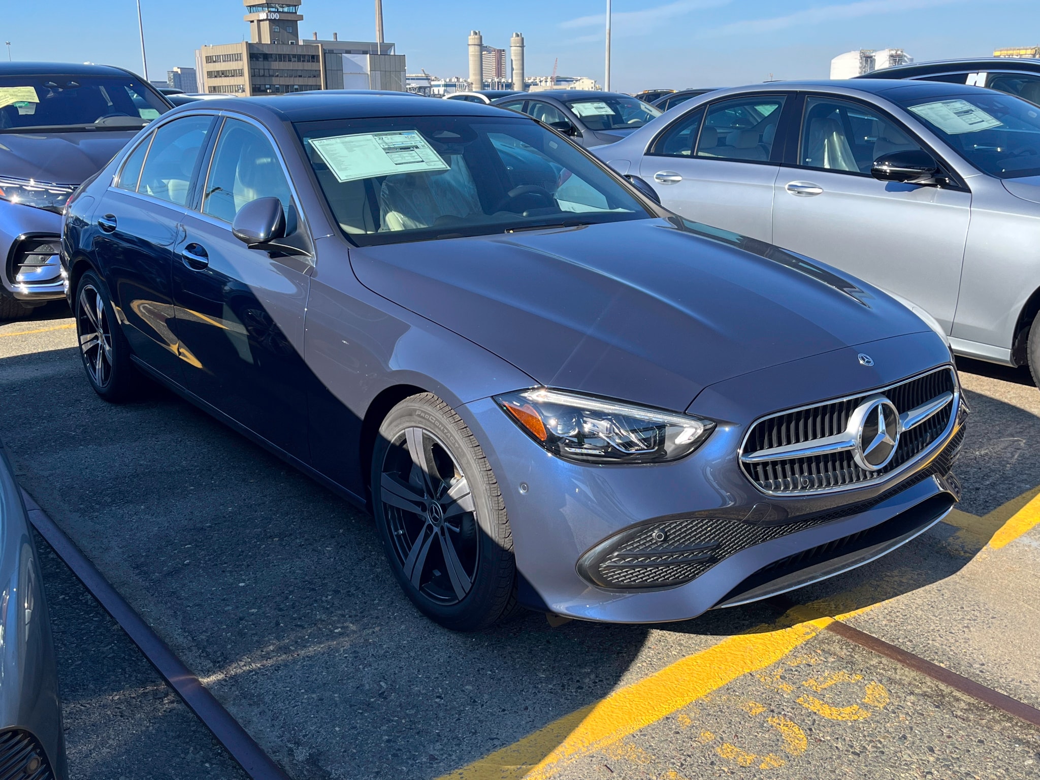 used 2024 Mercedes-Benz C-Class car, priced at $45,998