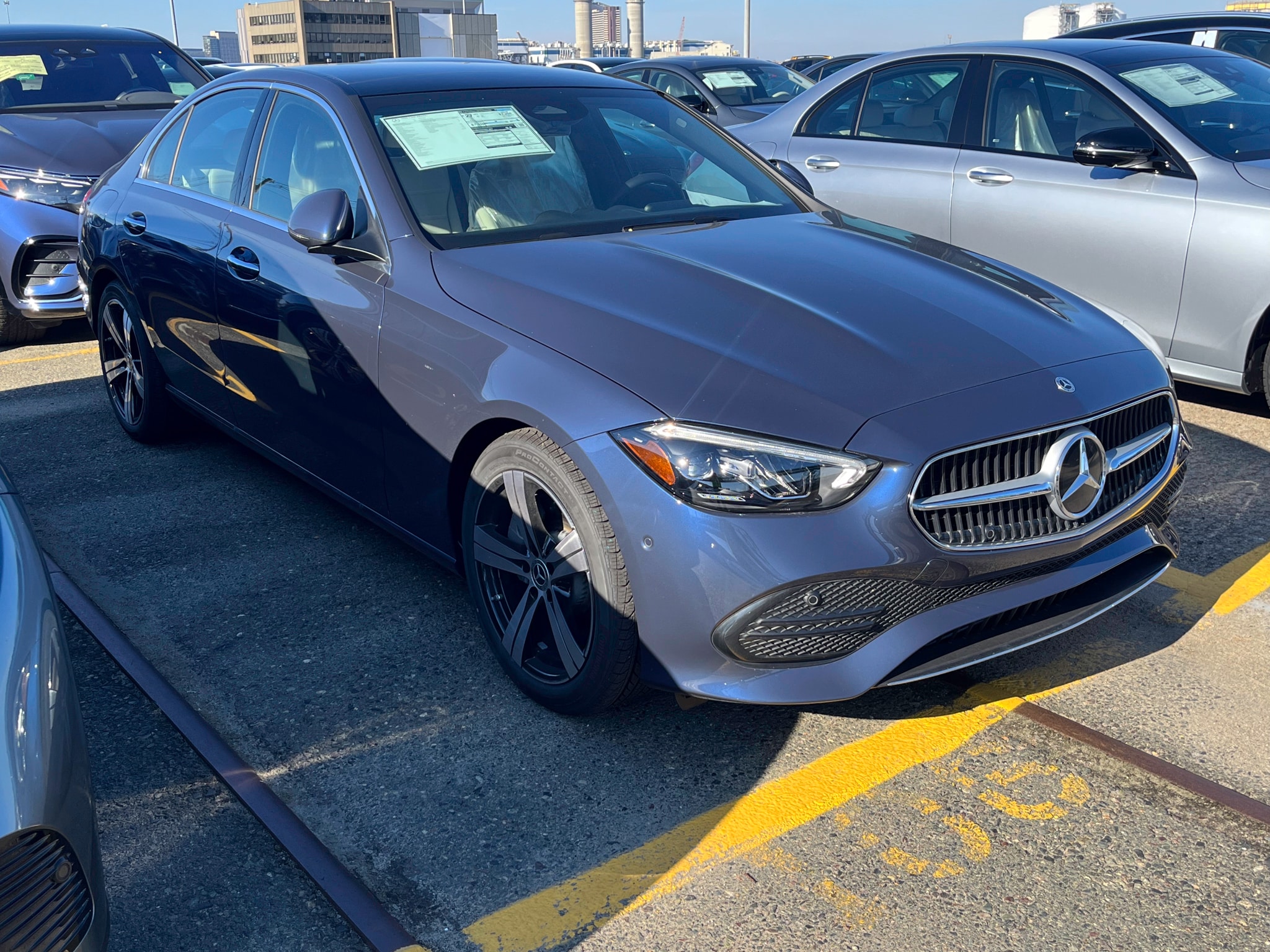 used 2024 Mercedes-Benz C-Class car, priced at $45,998