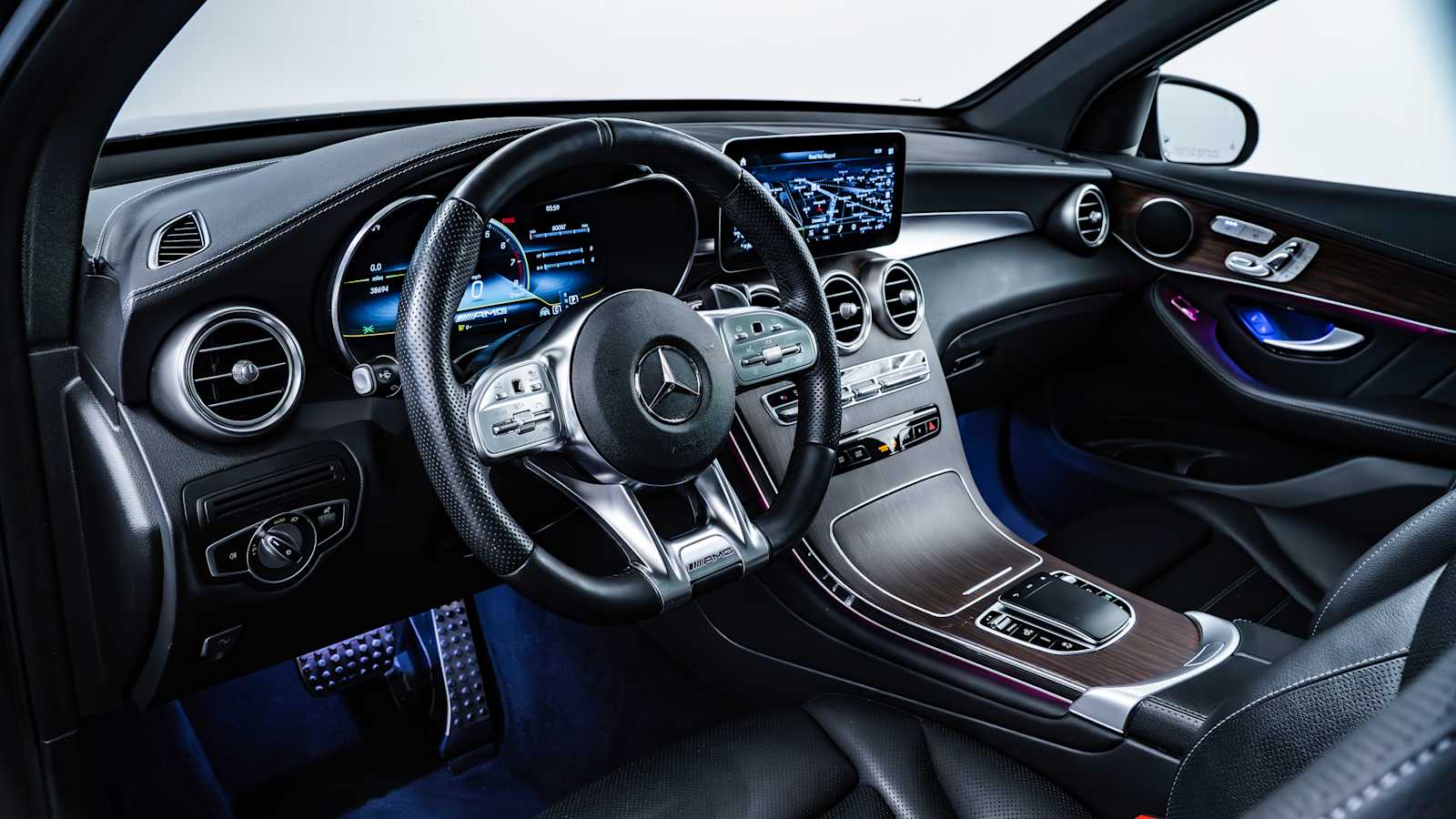 used 2022 Mercedes-Benz AMG GLC 43 car, priced at $48,998