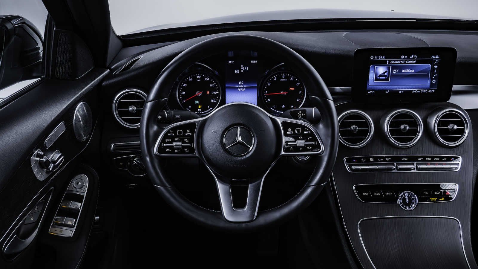 used 2019 Mercedes-Benz C-Class car, priced at $23,998